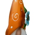 thumbnail image 5 of Northlight Welcome Friends Gnome Spring Outdoor Garden Stake - 22" - Orange, 5 of 7