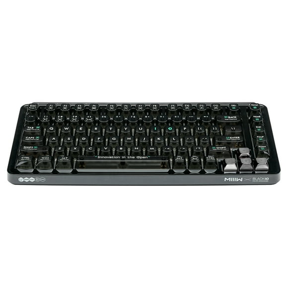 XIAOMI MIIIW BLACK IO 83 Keys Custom Mechanical Gaming Keyboard, Space Silver