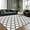 White/Black, variant on AllWays Plaza Area Rug 3x4 Ft, Ultra Soft Rugs for Living Room, Small Plush Indoor Carpet for Bedroom, Kids Room, Playroom, Home Decor, Geometric, Hot Pink/White