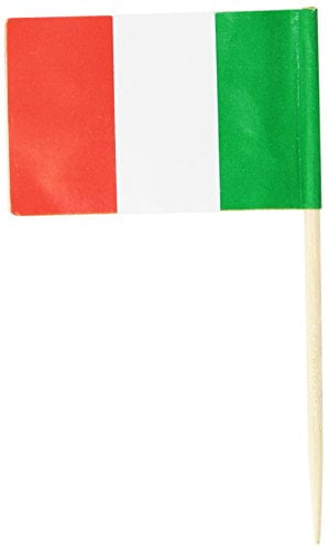Italian Flag Picks (50 Pkg) by The Beistle Company