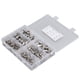 thumbnail image 4 of Tuercas remachables, 180 piezas Tuercas remachables Tuercas de inserción roscadas Tuercas remachables de cabeza plana Confiables y duraderas, 4 of 12
