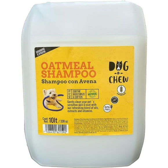 DOG-O-CHEW, Shampoo para Perro, Shampoo para Perro Avena, 4 litros