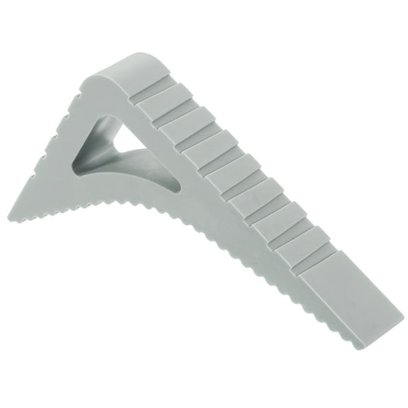 Uxcell Door Stopper, 0.83" Non-Scratching Stackable Rubber Door Stopper Wedge for Floor Window Door Gaps, Grey