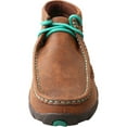 thumbnail image 4 of Women's Twisted X WDM0093 Driving Moc Brown/Turquoise Leather 7 M, 4 of 7