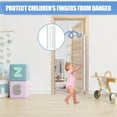 thumbnail image 7 of NOGIS Finger Pinch Guard, Door Jam Door Hinge Protector Cover Finger Pinch Security Guard for Home Kindergarten Children (Frosted 120x17cm), 7 of 7