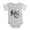 Heather Gray, variant on CafePress - Gothic Skull Initial C - Cute Infant Baby Football Bodysuit