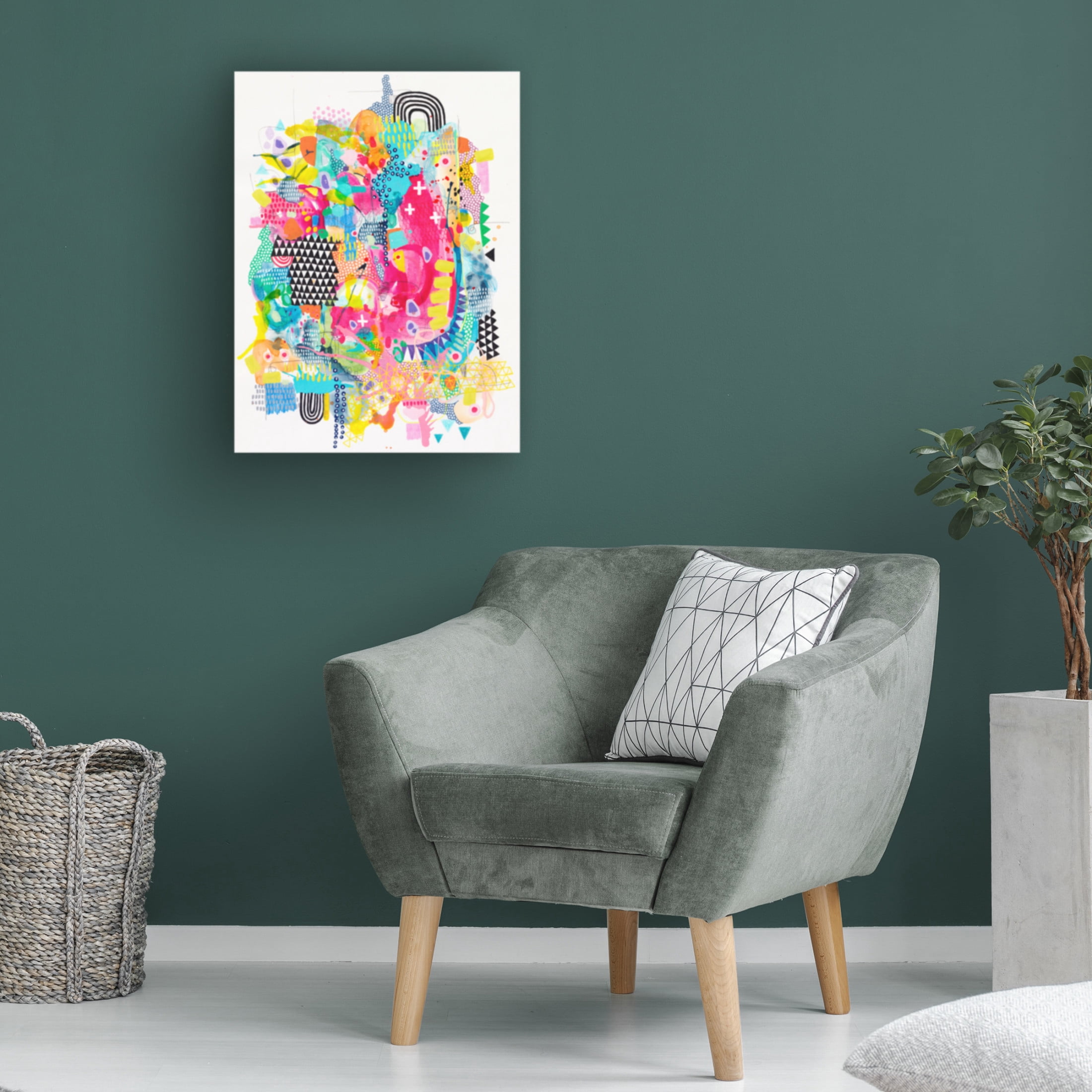 Canvas Wall Art - Van Dam Art 'Shortcut to Mine' Wall Art for Living Room, Bedroom, or Office Décor by Trademark Fine Art - 24 x 32 Inches