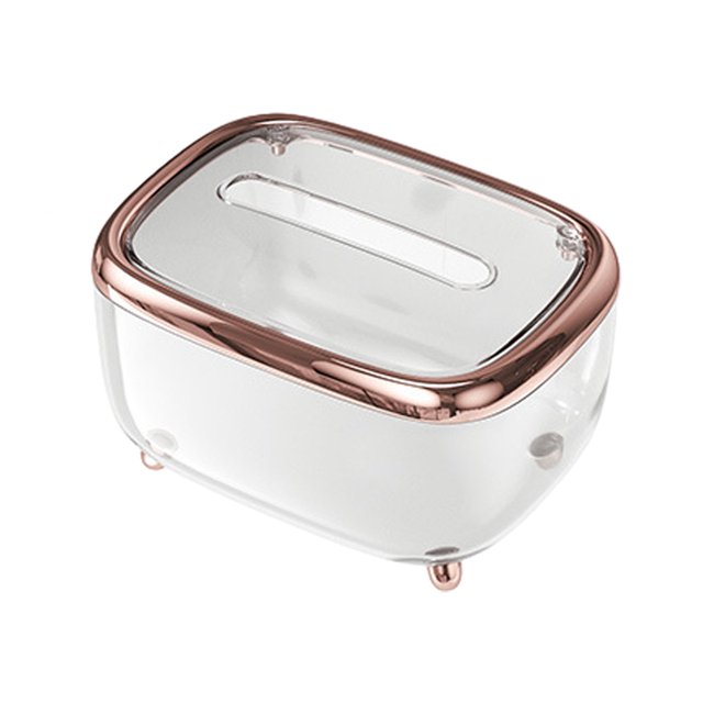 Caja para pañuelos Apuakthei, moderna caja de plástico para pañuelos, para sala de estar, baño, decoración del hogar, caja dispensadora de pañuelos transparente
