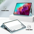 thumbnail image 4 of elitegadget TPU Case for Lenovo Tab P12 12.7 Inch 2023 Released - Auto Wake/Sleep Tri-Fold Folding Stand Protective Soft TPU Back Cover Case (Blue), 4 of 5