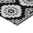 thumbnail image 4 of Addison Rugs Chantille Indoor/Outdoor Transitional Medallions Black Washable Rectangle Rug, 8' x 10', 4 of 6