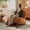 Caramel, variant on Aukfa Velvet Accent Chair with Solid Wood Legs, Armless Living Room Chair with Soft Cushion, Modern Reading Chair for Living Room & Bedroom,Camel
