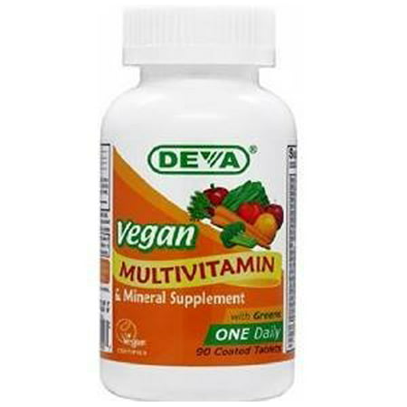 Deva Vegan Vitamins Daily Multivitamin & Mineral Supplement 90 tablets (Pack of (The Best Multivitamin And Mineral Supplement)