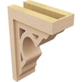 thumbnail image 5 of 5"W x 10"D x 15"H Classic Sheridan Rough Cedar Woodgrain TimberThane Corbel, Primed Tan, 5 of 6