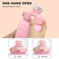 thumbnail image 2 of 64OZ Motivational Water Bottles with Times to Drink,Large Water Bottle,Half Gallon Water Bottle with Handle & Removable Straw,BPA Free and Leakproof for Adult and Kids Gym Sports Outdoors(Multicolor), 2 of 9