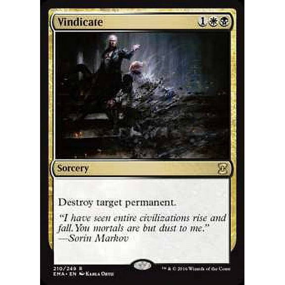 MtG Eternal Masters Rare Vindicate #210