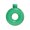 Green, variant on NANMELX 350/800/1500ml Circular Water Bottle Portable Round Ring Leak Proof Cup Kettle