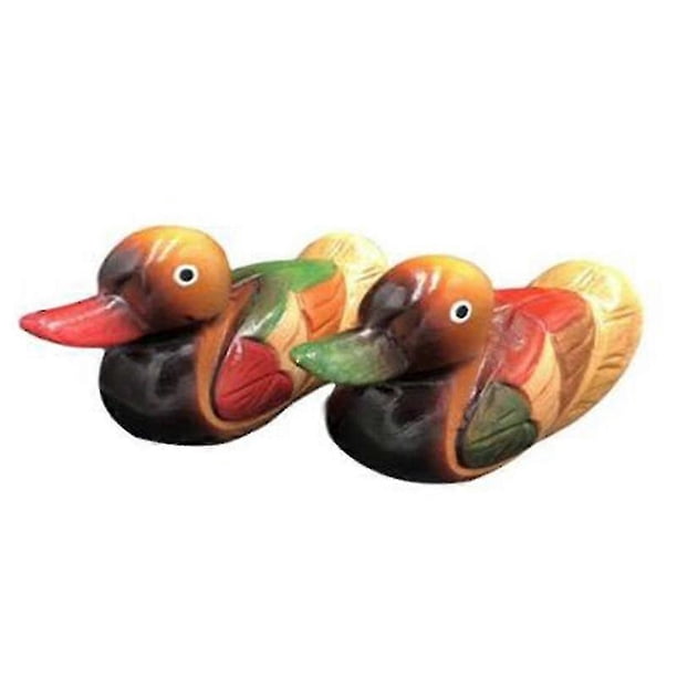 Wooden Model Decor 2pcs Handmade Wedding Gift Bedside Ornament Figurine