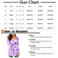 thumbnail image 3 of Womens Round Neck Tunic Tops Long Sleeve Floral Printed Pullover Winter Casual Loose Button Blouse, 3 of 6