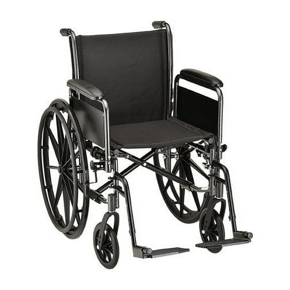 16 Inch Steel Wheelchair Detachable Arms & Footrests - 1 Each / Each - 5161S