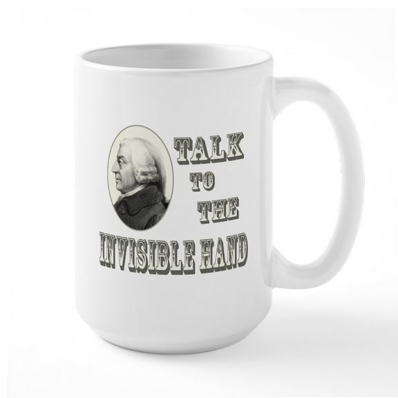 CafePress - Large Adam Smith Mug - 15 oz Ceramic Large White Novelty Mug
