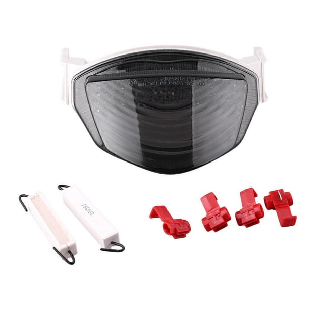 Feu Arrière à LED avec Ampoule de Lampe à Signalisation pour Suzuki GSXR1000 2005 2006