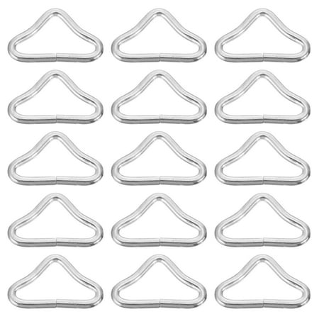 

Manlingda 40 Triangle Rings Buckles for Trampoline Repair Straps Clips