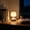 White-WH, variant on MMJ Night Light Table Lamp Cute Ornament LED Desk Light Battery Operated Soft Glow Reading Compact Bedside Decor Desk Accessory 4.76in