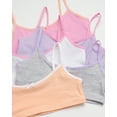 thumbnail image 4 of Sweet & Sassy Girls Cotton Spandex Cami Crop Training Bra (10 Pack), 4 of 6