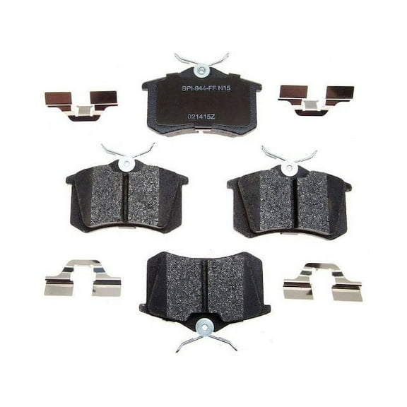 Rear Brake Pad Set - Compatible with 1998 - 2004 Volkswagen Passat 1999 2000 2001 2002 2003