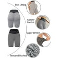 thumbnail image 4 of High Waisted Yoga Shorts for Women Butt Lifting Tummy Control Workout Shorts Leggings Running Booty Shorts, 4 of 6