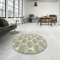 thumbnail image 4 of Ahgly Company Machine Washable Indoor Rectangle Abstract Gunmetal Gray Area Rugs, 5' x 7', 4 of 7