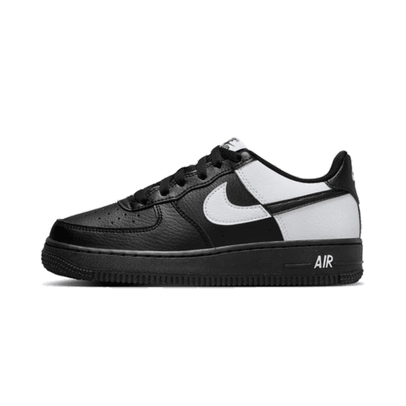 NIKE GRADE SCHOOL Air Force 1 Next Nature GS "Split Black White" HF9096 001 from Stadium Goods