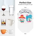 thumbnail image 6 of Kdxio Gnomes Summer Funny Coasters,4 Pcs Leather Coasters,Housewarming Gifts,Protect Furniture from Water Marks Scratch and Damage, 6 of 6