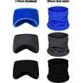 thumbnail image 3 of 6 Pieces Fleece Ear Warmers Headband Winter Neck Gaiter, 3 of 7
