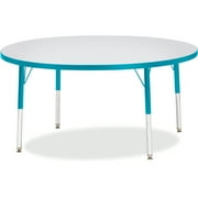 Angle View: Jonti-Craft Berries Elementary Height Color Edge Round Table