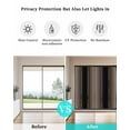 thumbnail image 4 of Window Privacy Film, Brown Black Ombre UV Sun Blocking Window Tint Film Heat Control One Way Blackout Window Film, Modern Abstract Gradient Color Art Non Adhesive Static Cling Sticker 35.4x78.7 In, 4 of 7