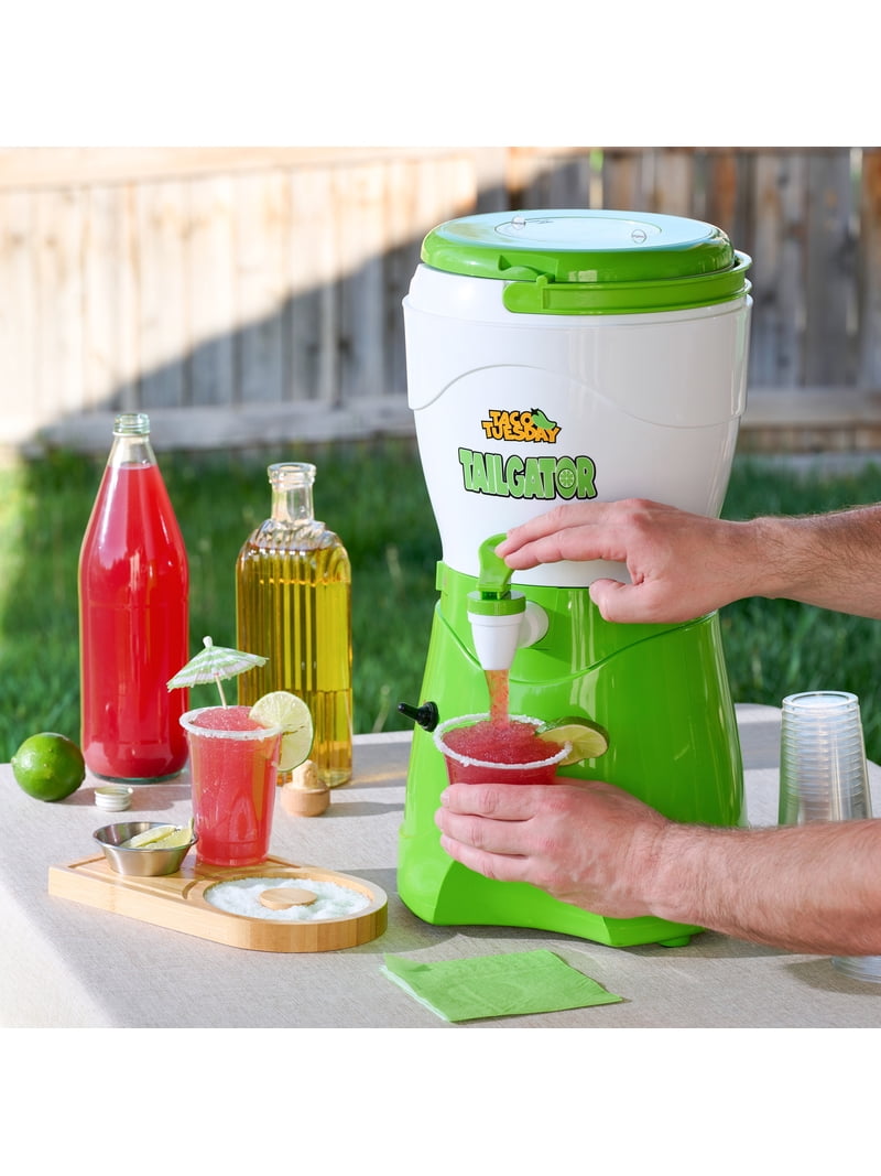 Taco Tuesday 1-Gallon AC/DC Tailgater Party Frozen Margarita & Slush Machine, Green