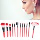 thumbnail image 5 of Juego de brochas de maquillaje brocha cosmética para sombra de ojos profesional portátil 12 piezas para maquillaje diario ANGGREK Otros, 5 of 8