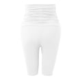 thumbnail image 6 of Riforla Workout Leggings for Women Everyday Use High Waisted Maternity Pants Solid Color Spring Summer Casual Outfits Capri Length Womens Pants White M, 6 of 6