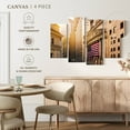 thumbnail image 5 of Elephant Stock Wall Street American Flag Wall Art - Horizontal Multi Panel Canvas - Living Room Wall Decor - Places Multi Panel - Red And Blue Decor - 84" x 54", 5 of 8