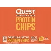 Quest Tortilla Style Protein Chips, Nacho Cheese, 1.1oz, 1 Ct