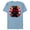 Ocean Blue, variant on Ant-Man and the Wasp: Quantumania Quantum Effect - Short Sleeve Blended T-Shirt for Adults - Customized-Navy Heather