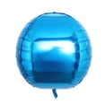thumbnail image 6 of Efavormart 2 Pack 18" Royal Blue Aluminum Foil Round Sphere Balloon Wholesale 4D  Mylar Balloons, 6 of 10
