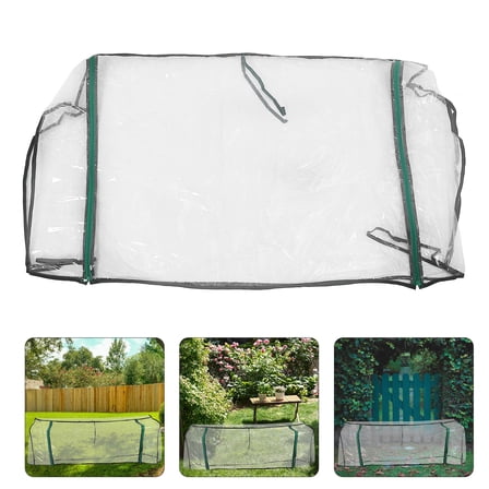 Homoyoyo Transparent PVC Garden Cover for Raised Bed Plants, Weatherproof Plant , Greenhouse Plant Cover