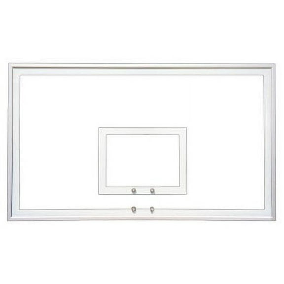 First Team FT232 Tempered Glass 42 x 72 in. Glass Backboard44; Purple