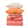 5 Piece Printed Reversible Quilt Set Vendome