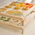 thumbnail image 5 of Wooden Pasta Herb Drying Racks Multipurpose 2-tier Food-dryer Holder Practical, 5 of 5