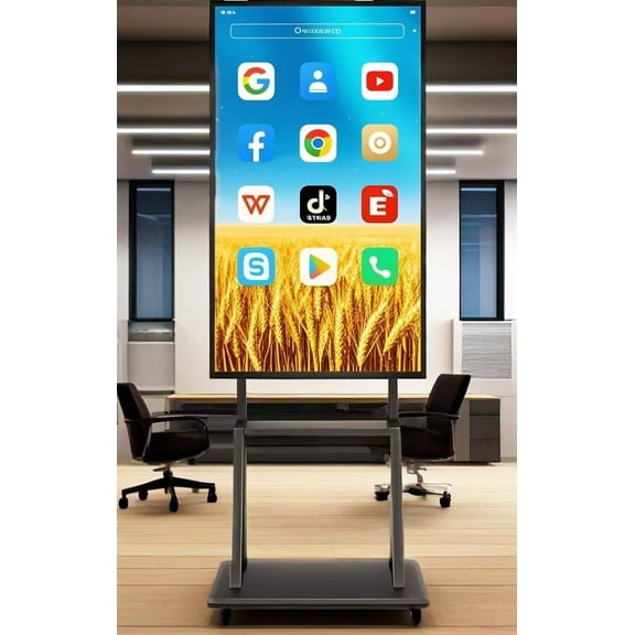 OmninexHub Interactive Whiteboard, Smart Board, 49 Inch Electronic Whiteboard, Screen Mirroring From Android And Windows for Live Streaming, for Advertising Display And Classroom