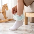 thumbnail image 6 of Girls Dress Socks Lace Bow Ruffle Frilly Toddler Sock Turn Cuff Soft Cotton Cute Princess Socks*1pc, 6 of 6