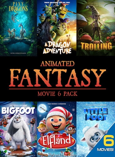 Animated Fantasy (Movie 6 Pack) (DVD) 